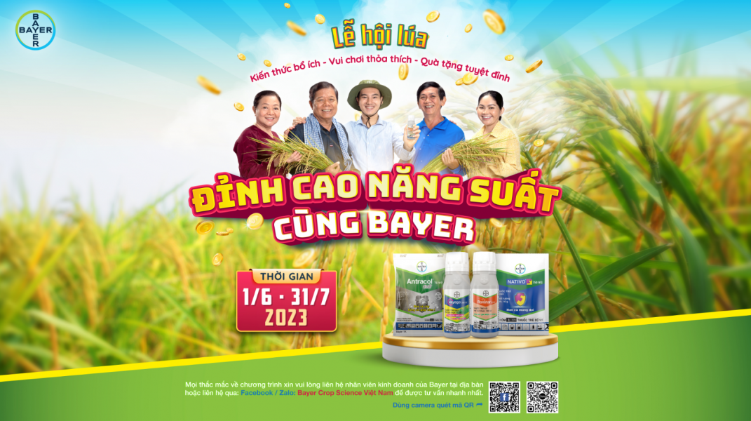 LỄ HỘI LÚA - ĐỈNH CAO NĂNG SUẤT CÙNG BAYER